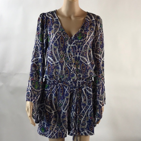 LONGSLEEVE PRINT ROMPER-PRICE IS FIRM - Picture 5 of 8